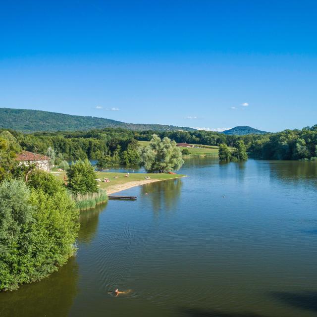 Vue aérienne La Grange du Pin