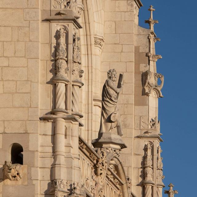 Détails de la façade du Monastère Royal De Brou