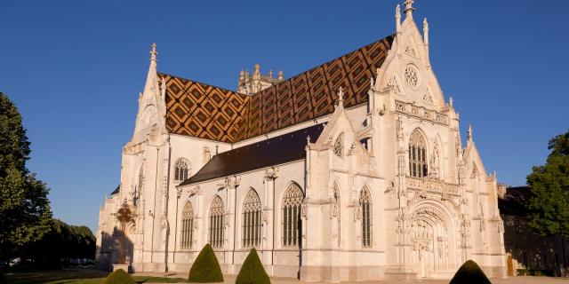 Vue de profil du Monastère Royal De Brou