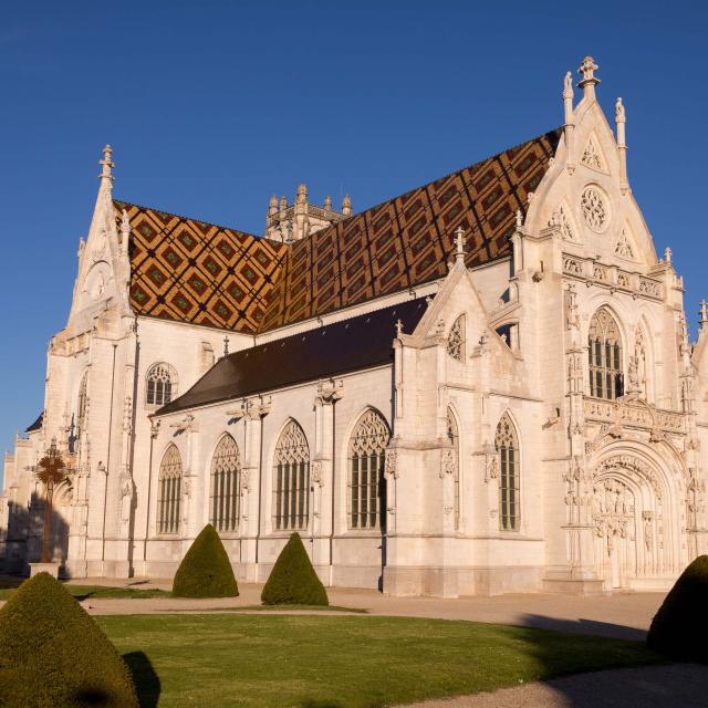 Vue de profil du Monastère Royal De Brou