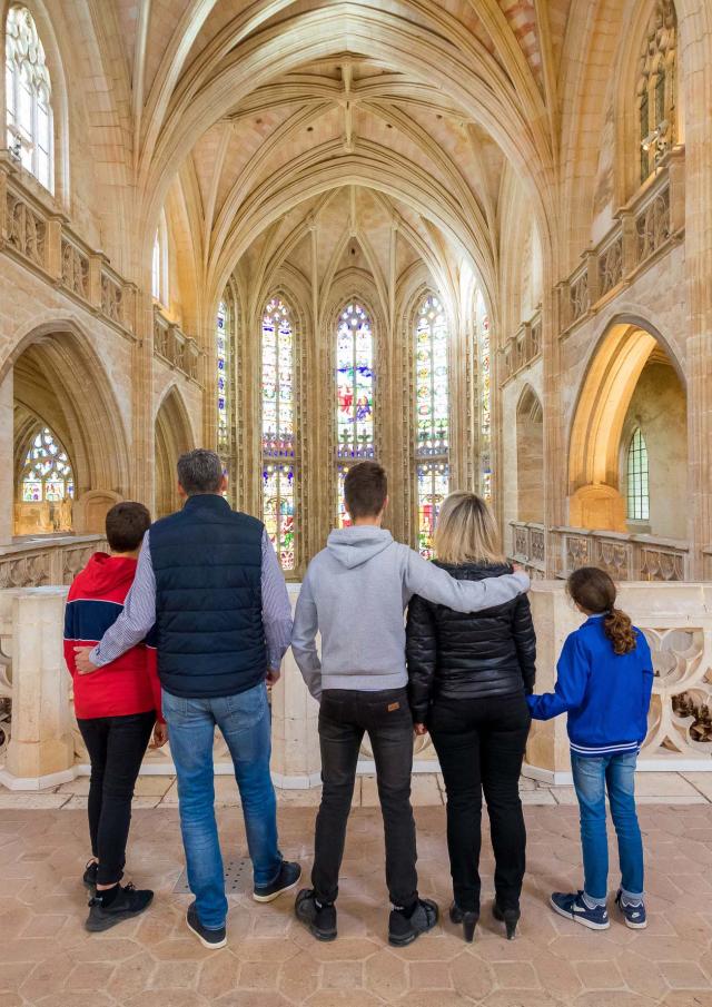 Famille au Monastère Royal De Brou