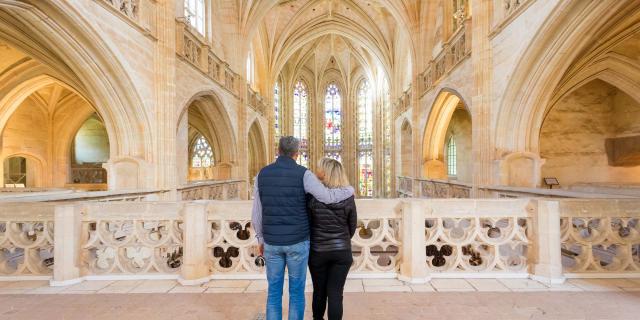 Couple sur le jubé du Monastère Royal De Brou