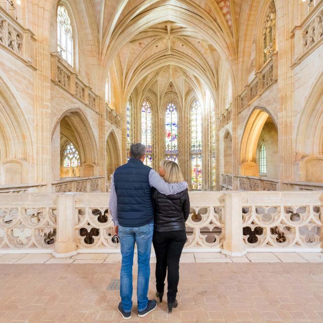 Couple sur le jubé du Monastère Royal De Brou