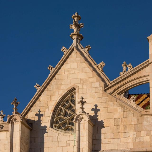 Détails de la façade du Monastère Royal De Brou