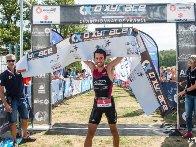 Oxyrace 2018 y compris championnat de France de triathlon, organisé par Frederic Pitrois à Treffort Cuisiat dans l'Ain, le 2 septembre 2018.