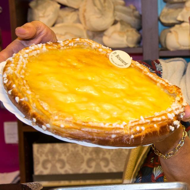 Tarte Bressane Creme De Bresse Bouvard Bourg En Bresse©vittorio Giannella