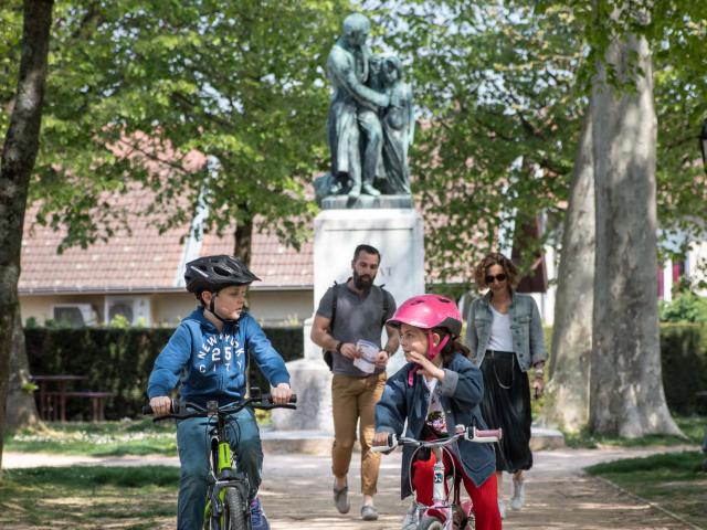 Vélo en famille