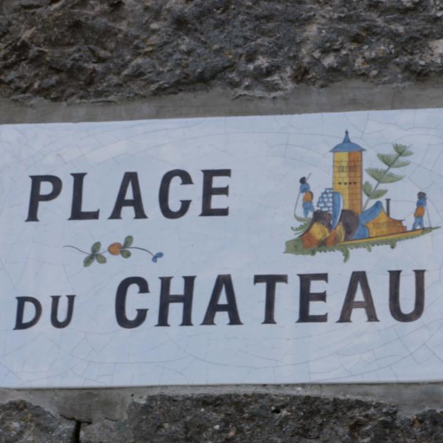 plaque de village