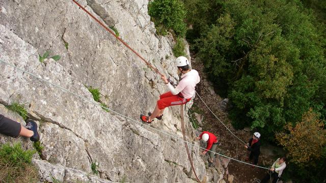 Escalade - Descente en rappel