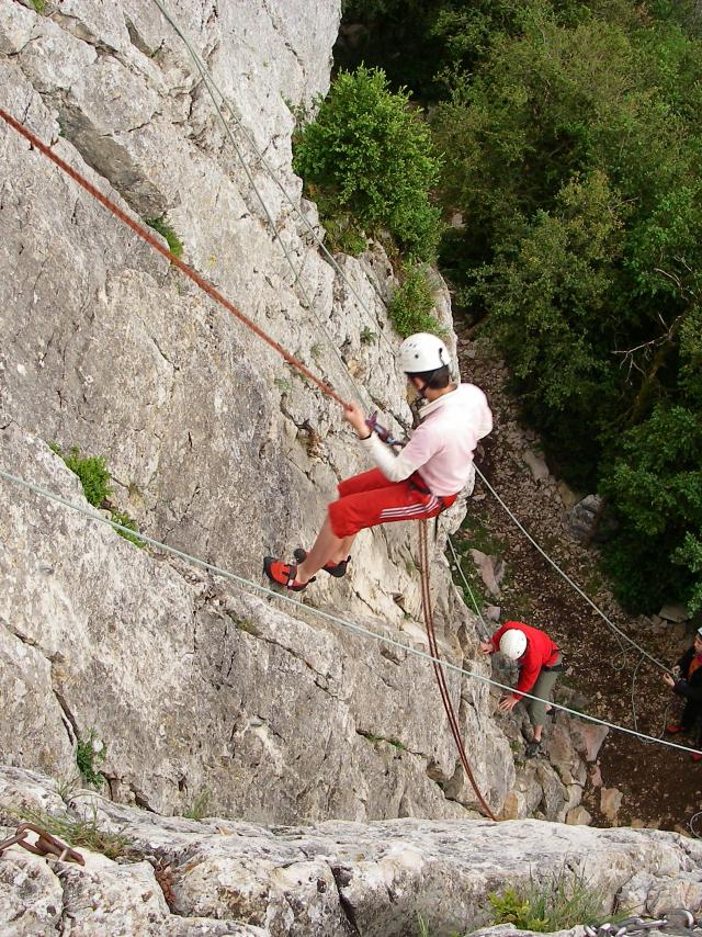 Escalade - Descente en rappel