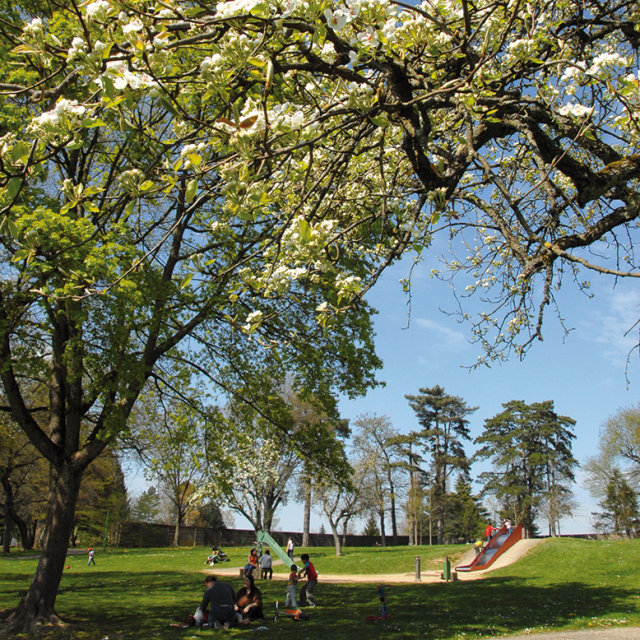 Parc Jean Monnet Printemps Crédit Serge Buathier