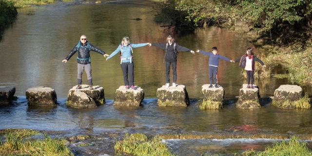 Famille en balade