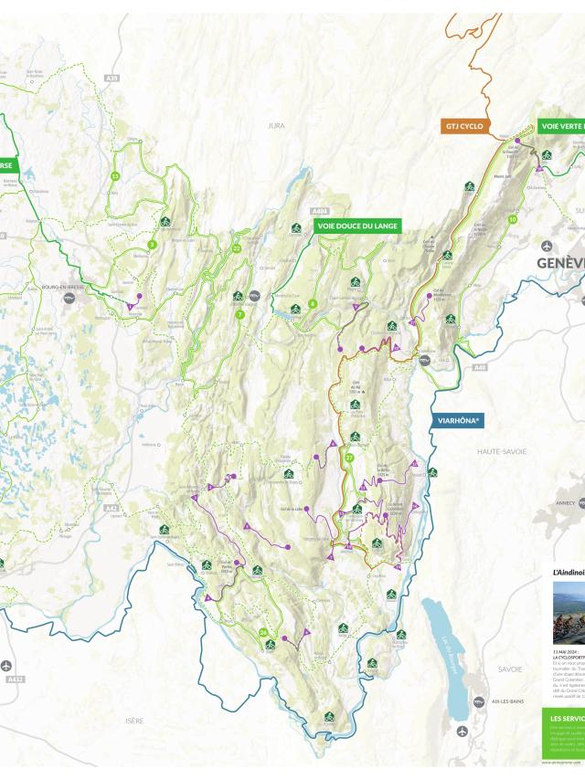 Carte Velo Ain 2024